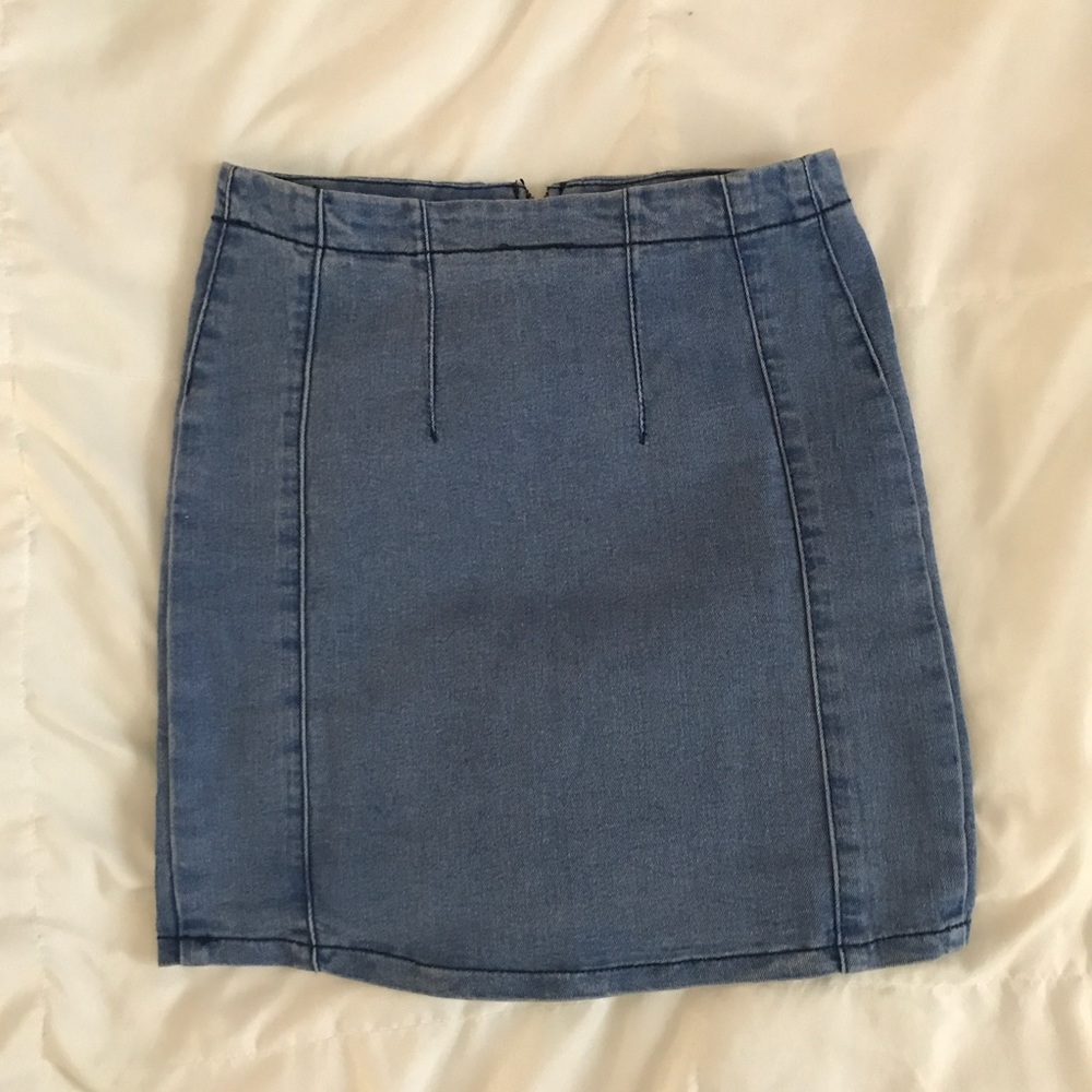 Brandy Melville Denim Raquel Skirt